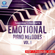 Tunecraft Sounds Emotional Piano Melodies Vol.1 [WAV, MiDi]