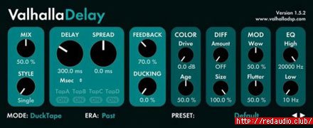 Valhalla DSP Valhalla Delay v2.5.0 [WiN]