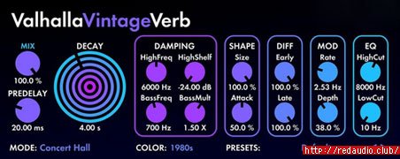 Valhalla DSP Valhalla VintageVerb v3.0.0 [WiN]