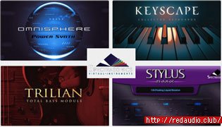 Spectrasonics Plugins Bundle (Omnisphere v2.8.5e / Keyscape v1.3.4d / Stylus RMX v1.10.4d / Trilian v1.6.4d) [WiN]